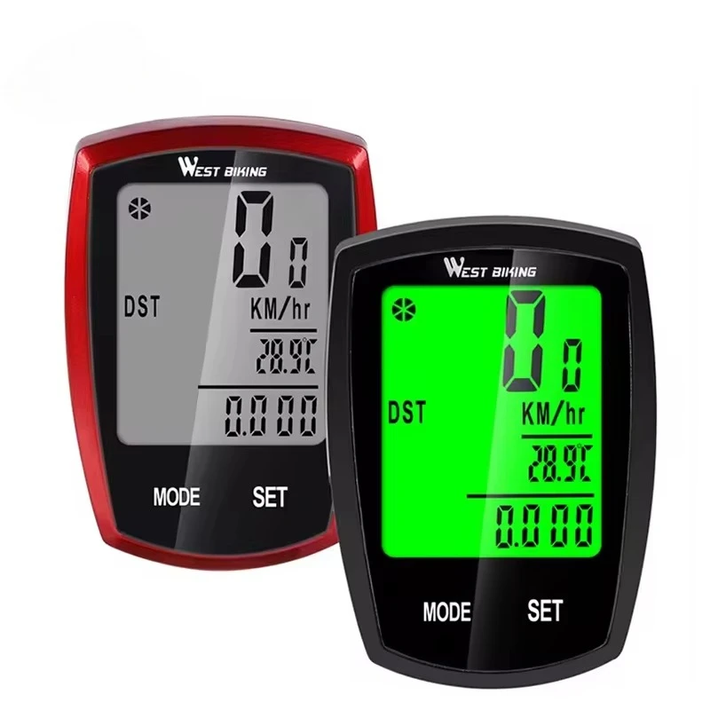

STLF WESTBIKING Bike Computer Screen-touchable Stopwatch Digital Odometer Cycling Computer Wired/Wireless Exercise Bicycle Comp