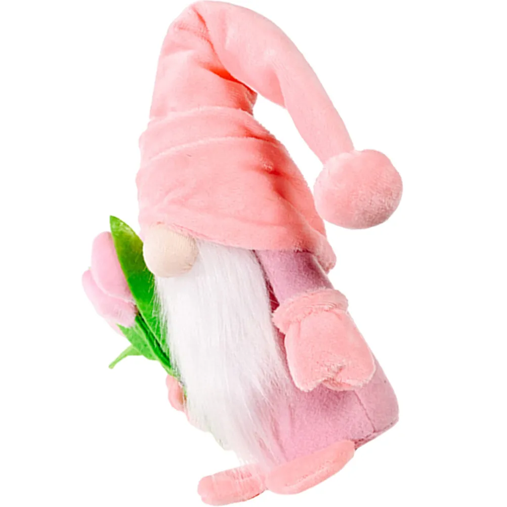 

Декоративный гном с тюльпанами ко Дню матери, очаровательное украшение для рабочего стола, сувенир для вечеринки, праздничный декор, милый гном, аксессуары для дома