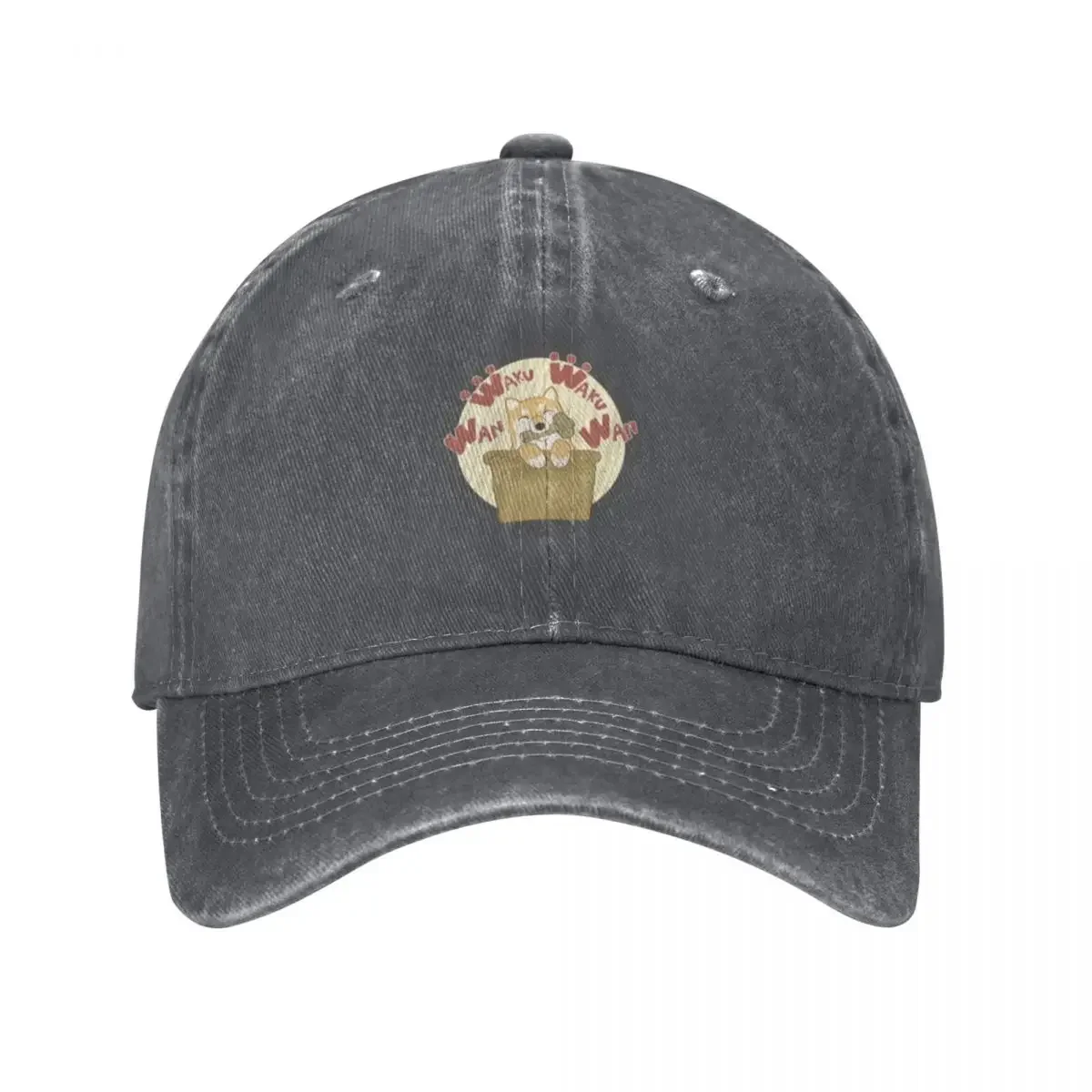 

Do It Yourself!! WAKU WAKU WAN WAN Logo Baseball Cap Sports Cap fishing hat Men Caps Women's