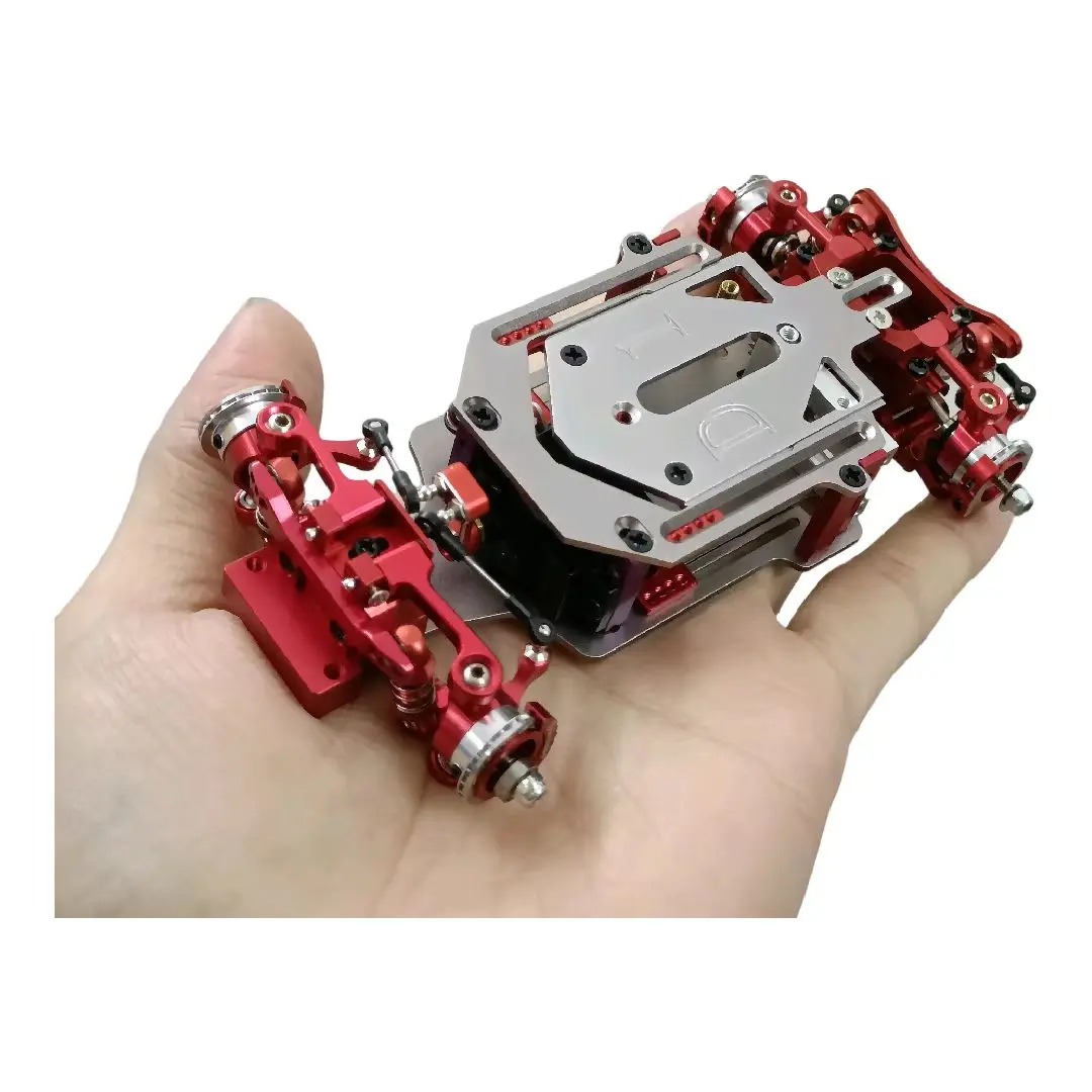 RC Drift Rear Drive HGV2 1/28 Electric RWD Metal Remote Control Car Model Car Professional Racing Mosquito Car Frame Kit