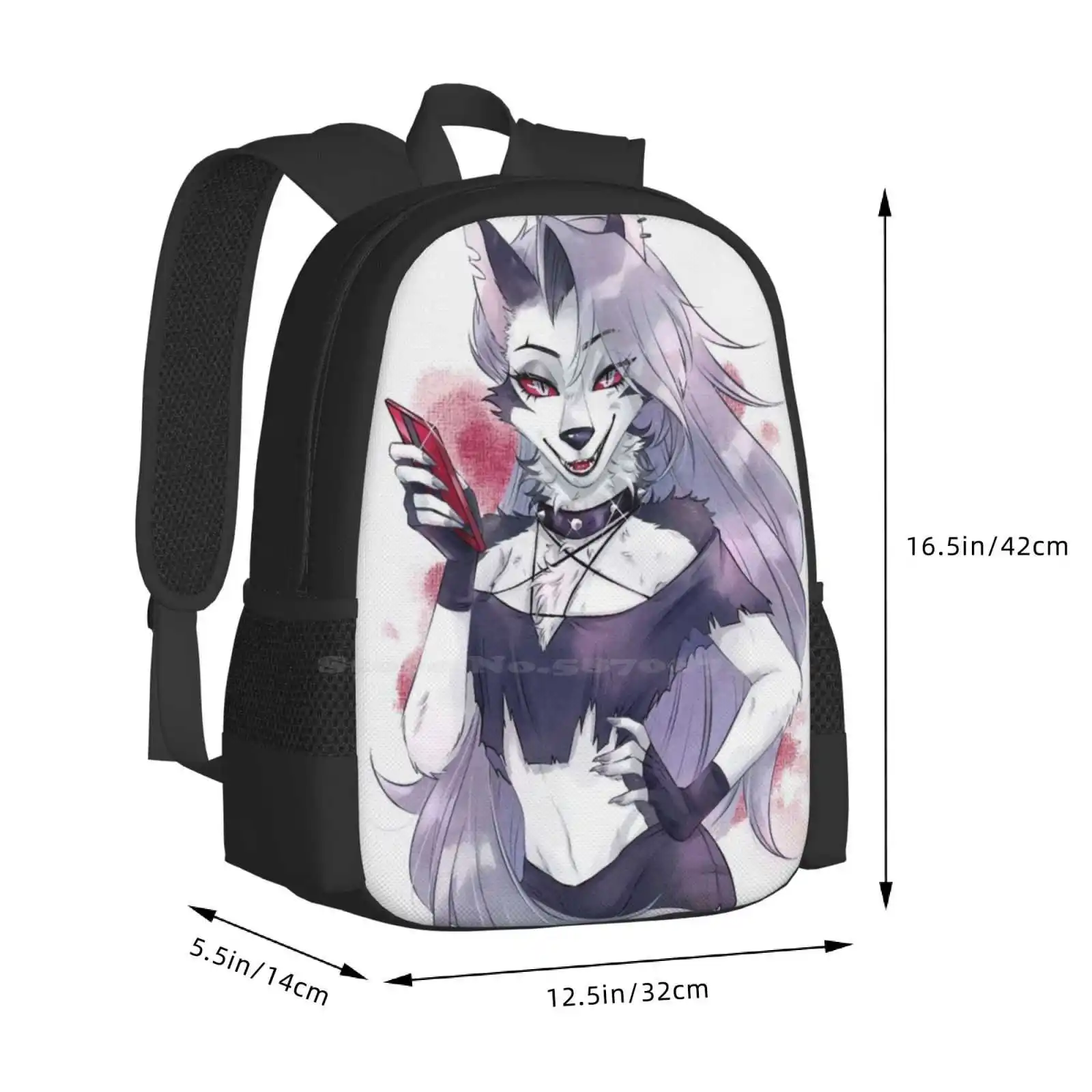 Helluva Chef Loona Rucksack für Schüler Schule Laptop Reisetasche Helluvaboss Helluvaboss Helluvaboss Helluvaboss Helluvaboss