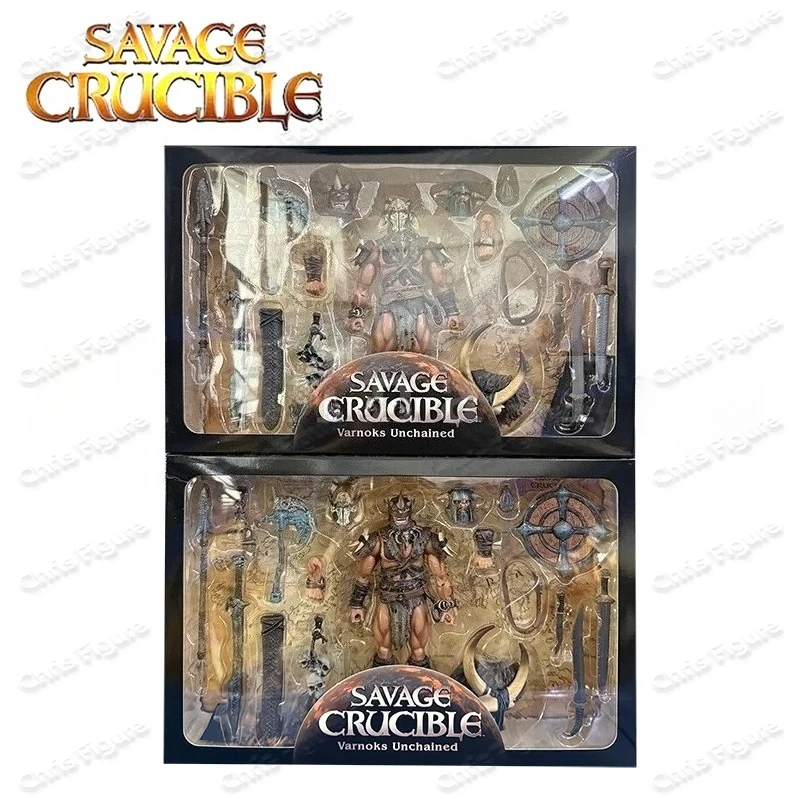 Harbinger Studios 1/12 7inch Action Figure Savage Crucible Varnoks Unchained Anime Model For Gift