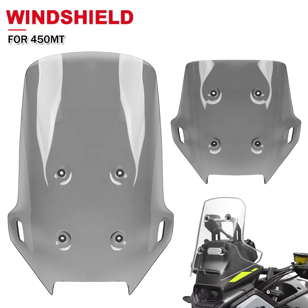 

For CFMOTO 450MT MT 450 2024 Motorcycle Windshield Front Windscreen Heightening Wind Deflector Cover Screen Fairing Accessories