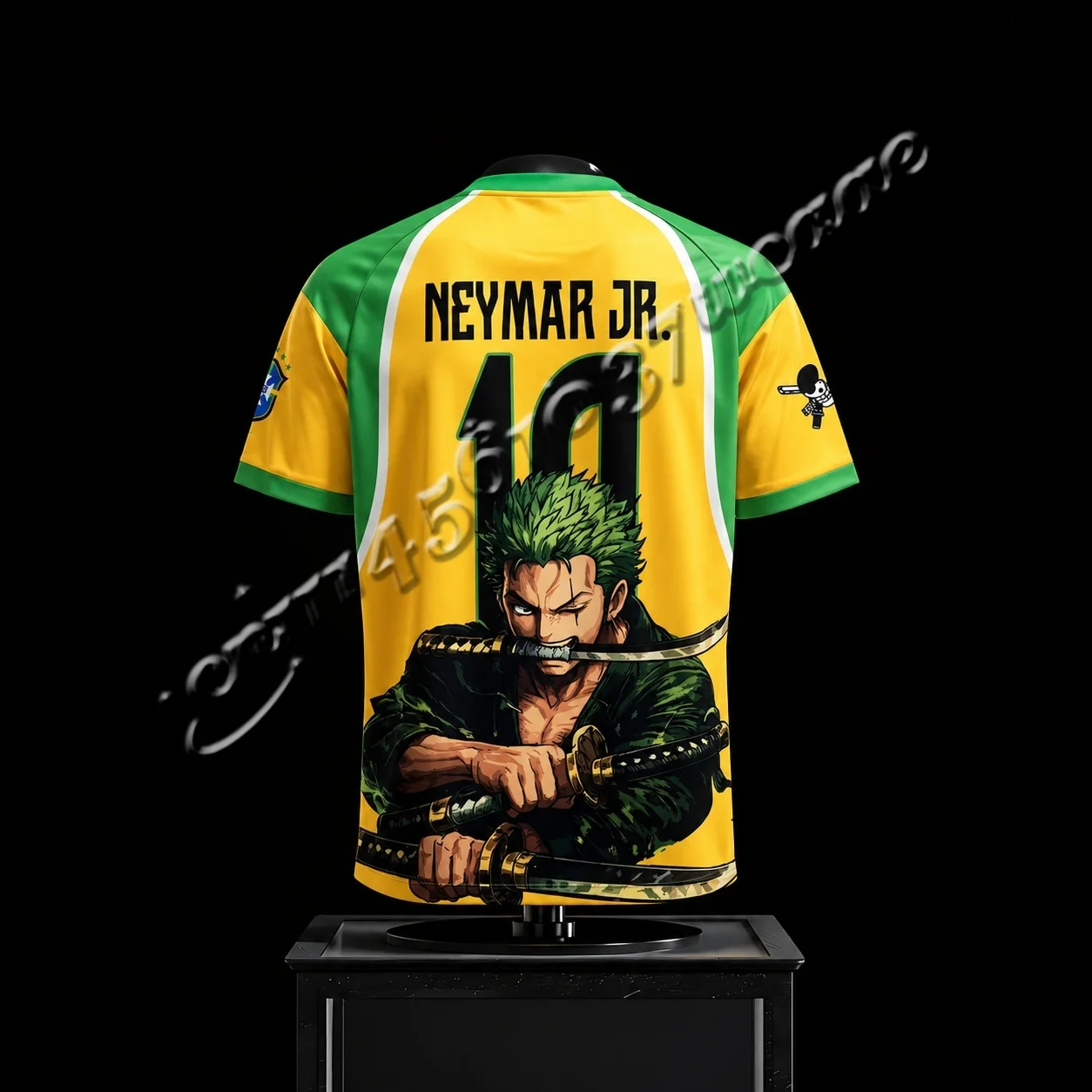 2026 New One Piece Zoro Luffy Series Anime Character Soccer Jersey, Fashion Street Men Women Unisex Anime Sports  FamilyMatching
