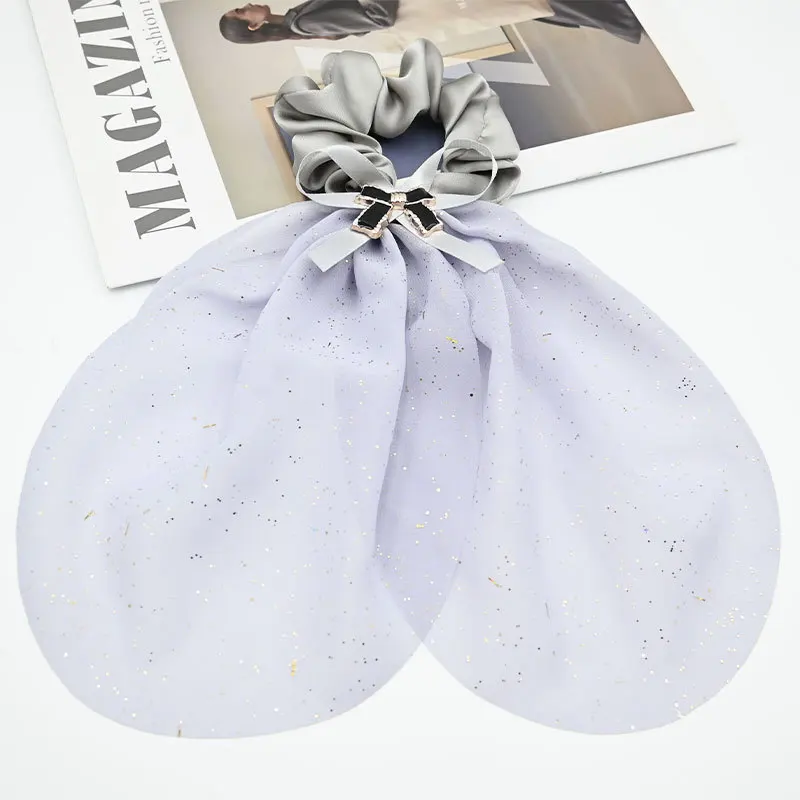 الأمعاء الغليظة رباط شعر أنثى القوس الحلو عقال إكسسوارات الشعر لطيف الكرة القبعات الصيف الدانتيل ورود رأس حبل الشعر #6