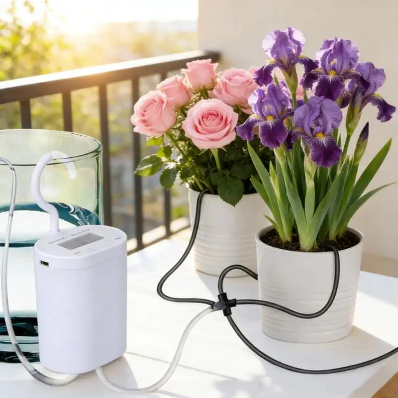  Vacation Plant Irrigation Unit With Two Functions fog And Drop For Inside Outside Cultivation