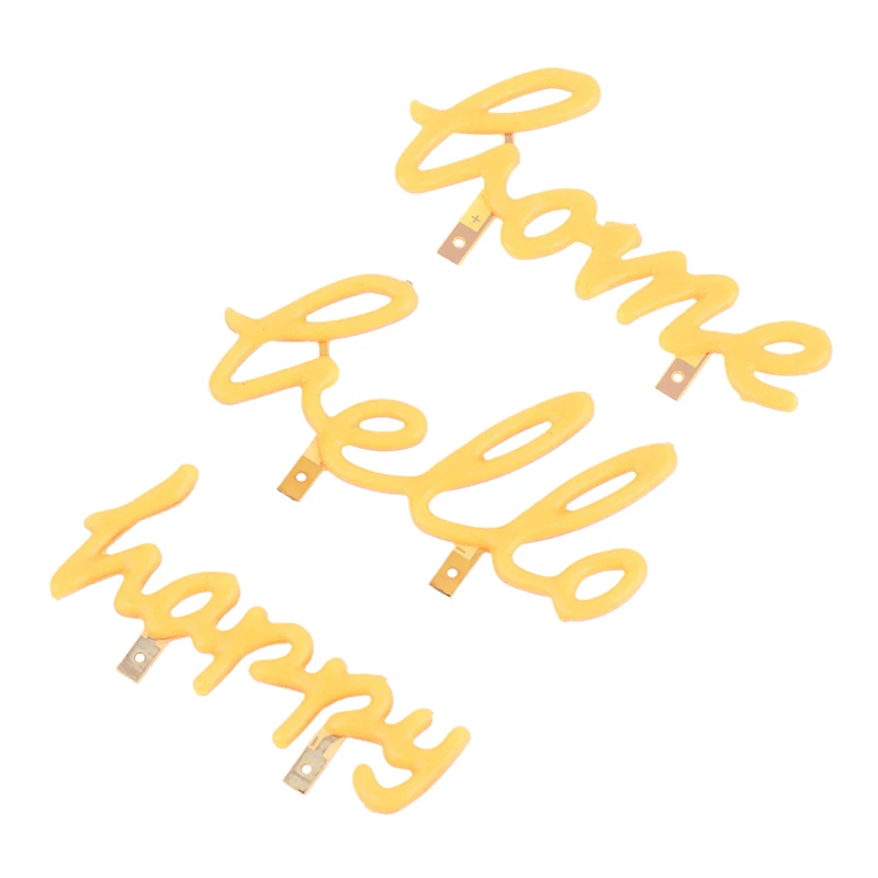 Decoração de Letra de Amor com Diodo LED Micro Filamento Edison COB 3V para Festas e Aniversários