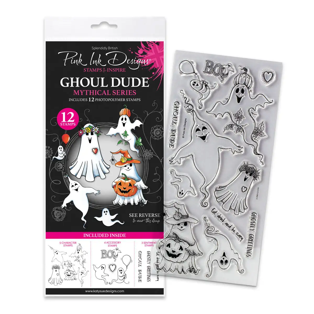 2026 Halloween Ghoul Dude Bones Gourd Clear Stamps For DIY Making Card Scrapbook Embossed Paper Album Craft Supplies Template