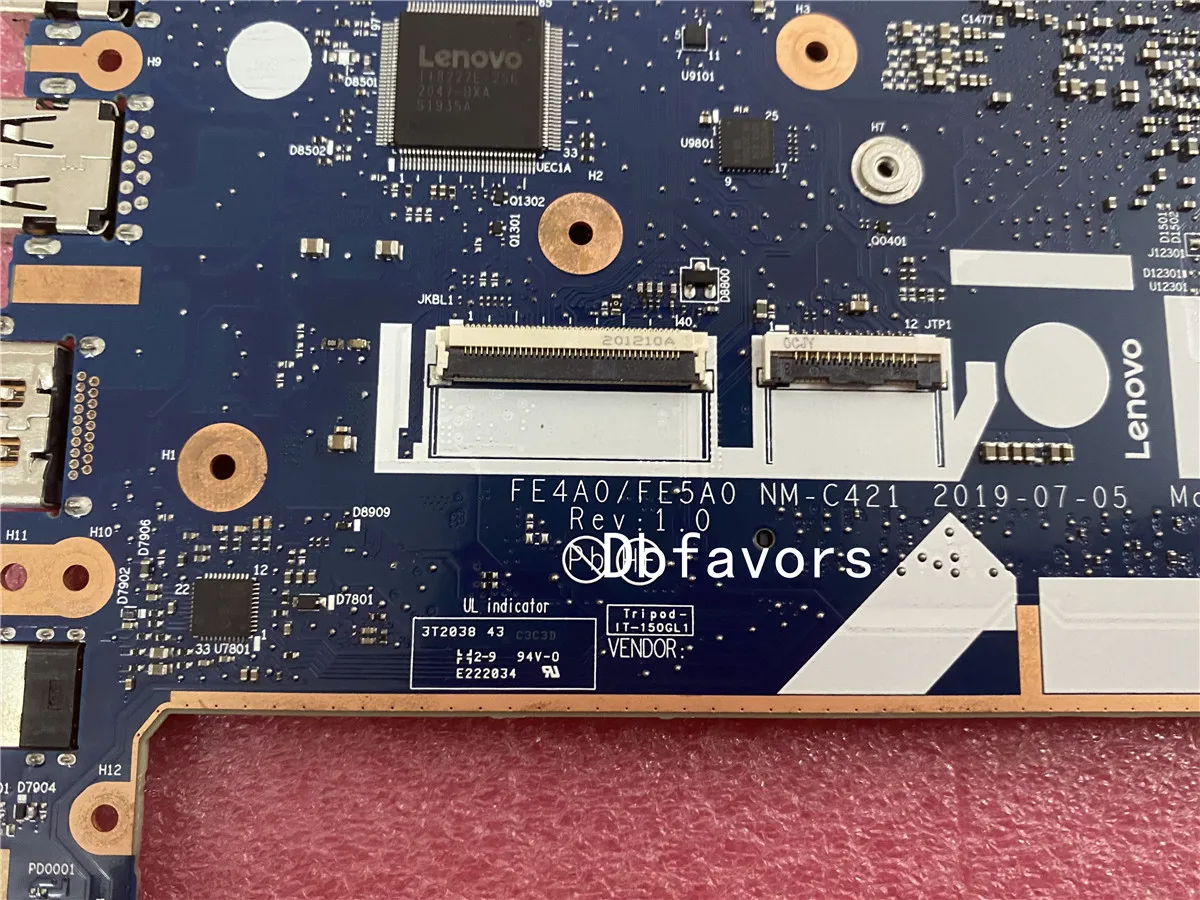 Imagem -03 - Placa-mãe para Lenovo Thinkpad E15 tipo 20rd 20re Computador Portátil Mainboard I510210u Uma Nm-c421 5b20s72223