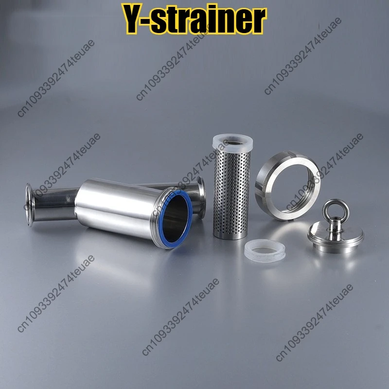 304 Y-Type Welding Filter Decontaminator Quick-Install Filter Net Water Purification Pipeline Inclined Insertion Type