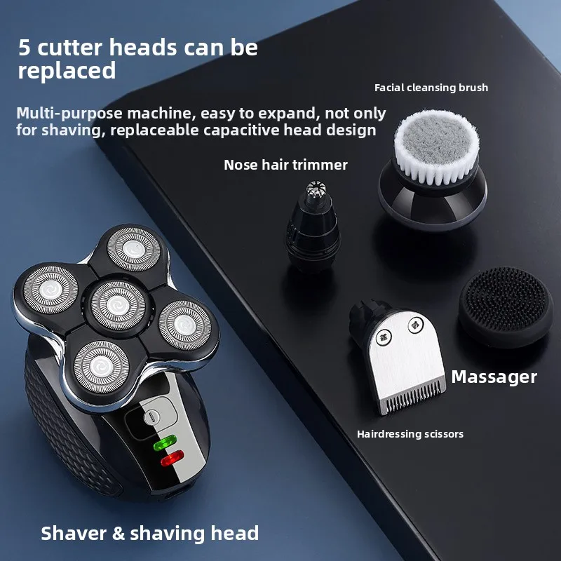 

Электробритва для бороды, бритва для бритья, электрическое ультра-чистое мужское перезаряжаемое отбеливающее устройство