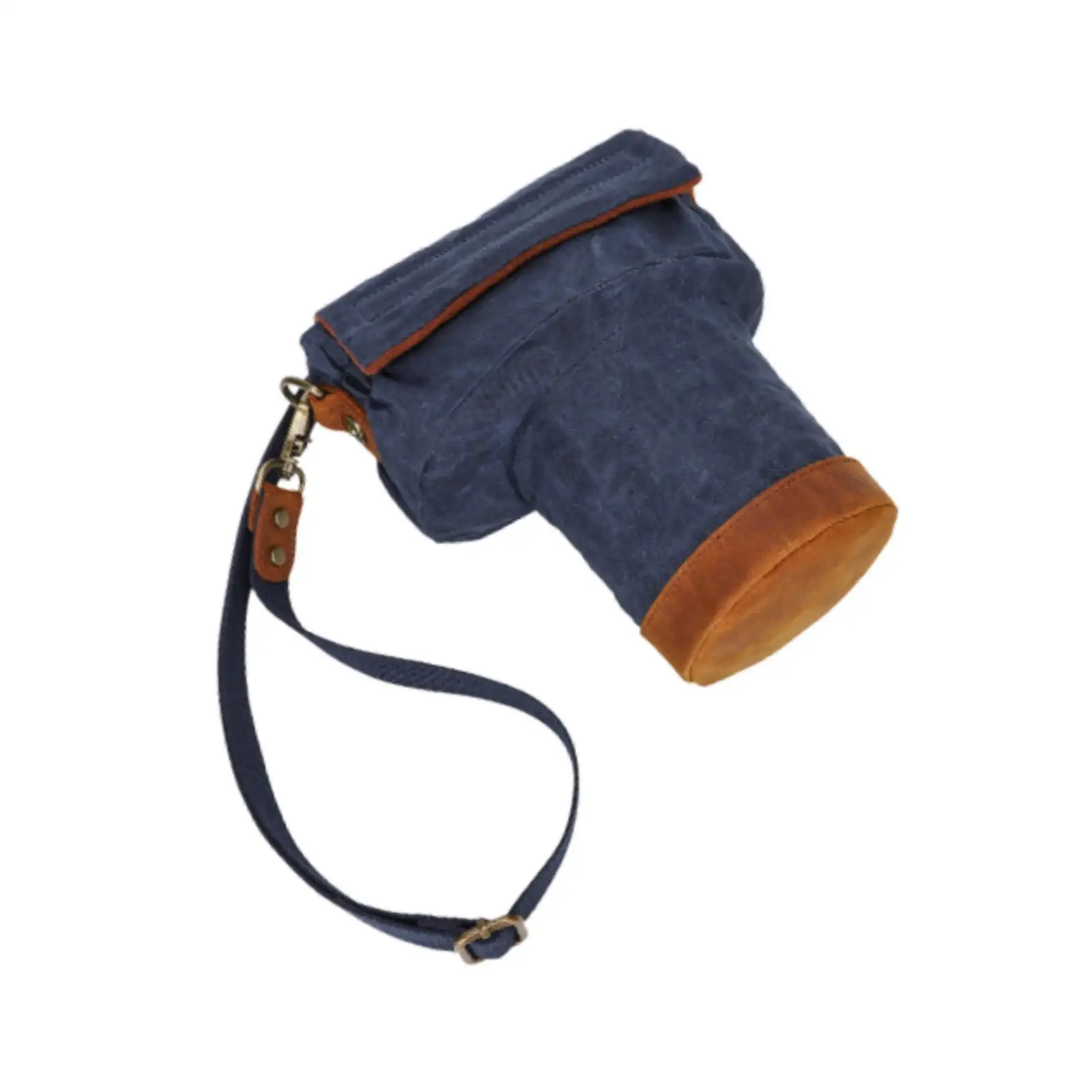 Portable Canvas Camera Case Bag for Women Men Photography Accessories Shoulder Carry Pouch Lightweight Durable Multiuse Storage