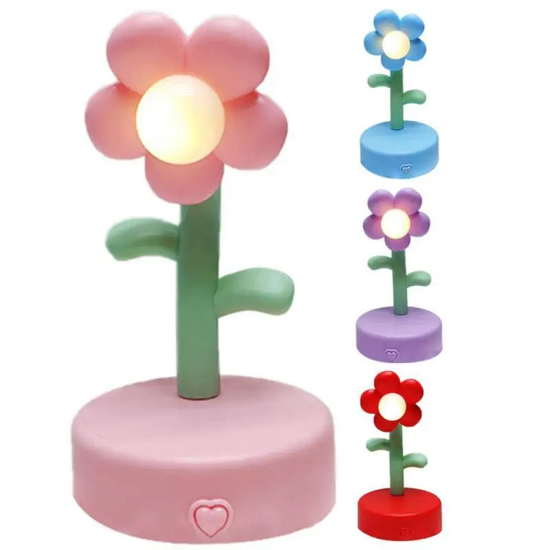 

Sun Flower Small Table Lamp Compact And Portable Exquisite Flower Design Lighting Requirements Suitable For Various Scenarios