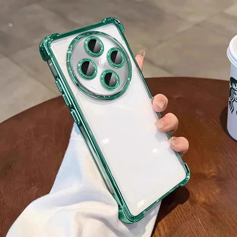 For Honor X7C X9C Smart X60 Pro Plating Silicone Soft Case For Honor 200 Smart 100 90 Pro Four Corners Anti-shock Protect Cover