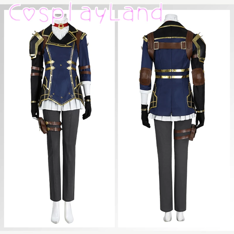 

Legends2 Caitlyn Cosplay Costume Police Women Uniform Suit Game LOL Outfit Arcane Costumes with Accessories Full Set Roleplay