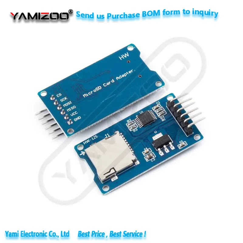 1pcs SD Card Module Micro SPI Interface Mini TF Reader And Writer