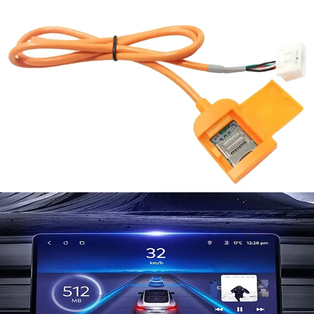 4G 20P SIM  Card Slot Adapter For Cable  Connector For Android Radio Head  Unit  Screen Wires Part Accsesories