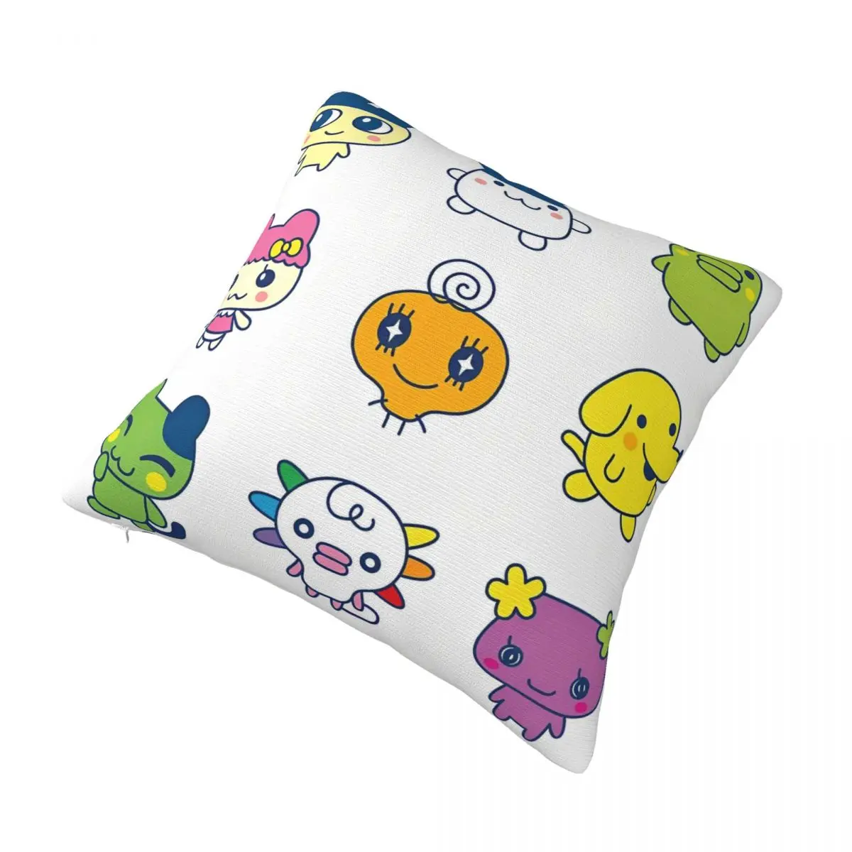 اليابانية Tamagotchis كيس وسادة الرجعية العصرية وسادة غطاء لينة مخصص لتقوم بها بنفسك غطاء الوسادة سادات ل أريكة ديكور المنزل #3
