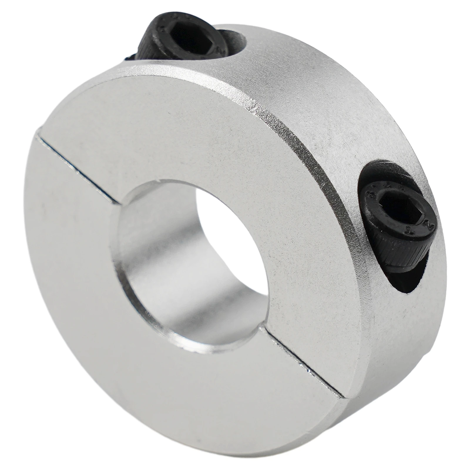1pc Clamp Collar Double Split 13mm-30mm Inside Diameter Shaft Collar Clamp Type Collars Aluminum Alloy Open Type Fixed Ring
