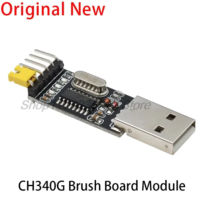 CH340 module USB to TTL CH340G upgrade download a small wire brush plate STC microcontroller board USB to serial