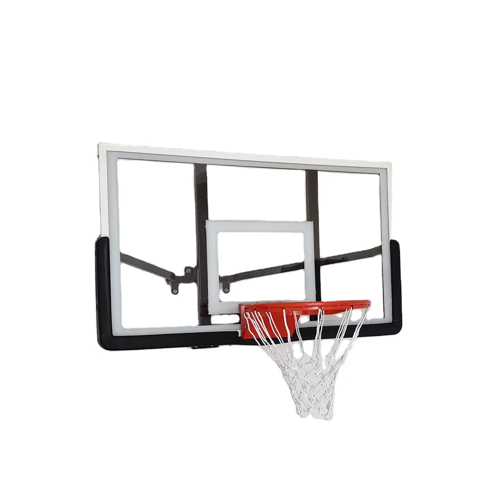 Excellent Value Height-Adjustable Wall Mounted Basketball Stand Great for Indoor and Outdoor Games