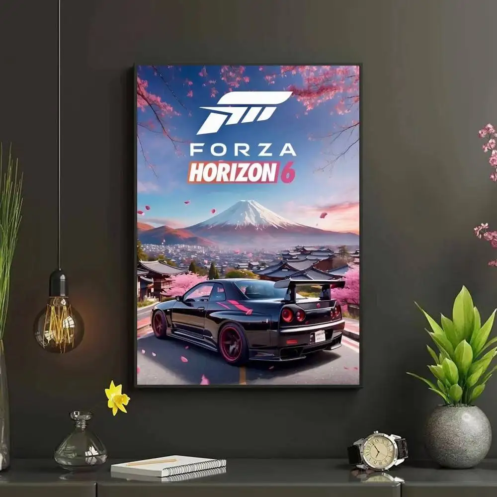 Game F-Forza H-Horizon-6 Speed Storm Japan Poster Self-adhesive