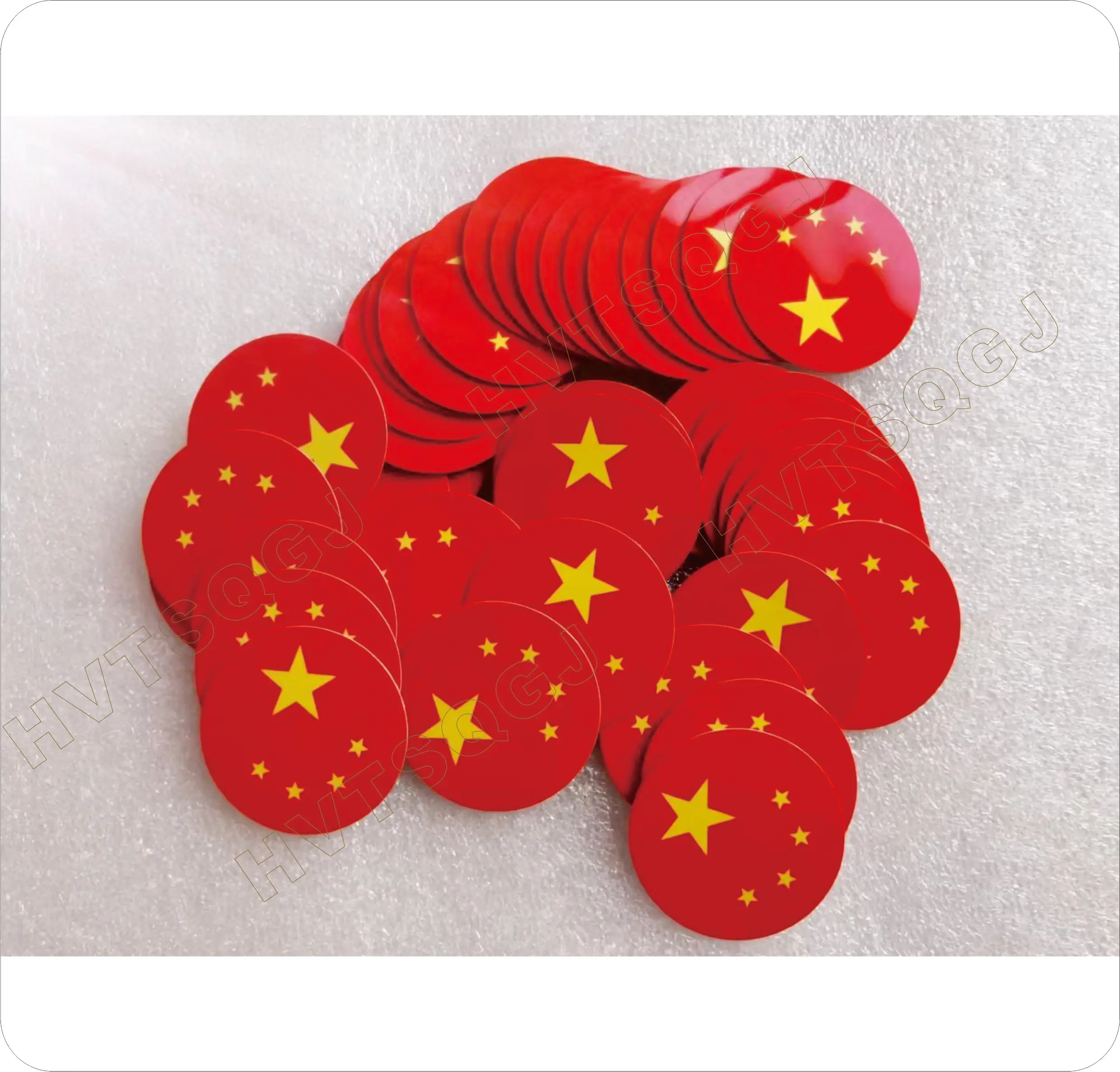 RFID 스마트 스마트 코인 카드 스티커 ID 카드(접착제 포함), TK4100/EM4100 칩 125 KHZ, 25mm/30mm/35mm, 500개