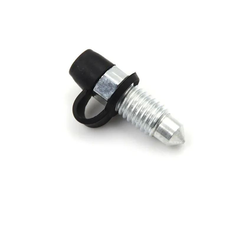 M8 x1.25mm 오토바이 자전거 브레이크 제동 캘리퍼스 블리드 나사 젖꼭지(캡 포함)
