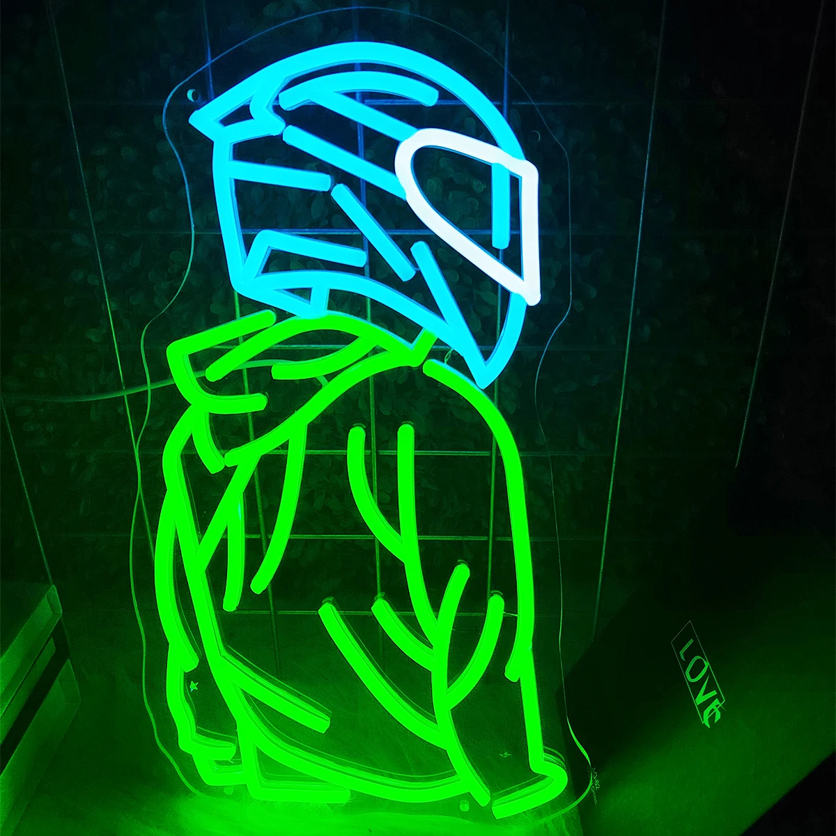 Motorcycle Racer Neon Sign  for Wall Decor,Dimmable Neon lamp,Usb Powered Business Garage Neon Light for Man Cave birthday gifts