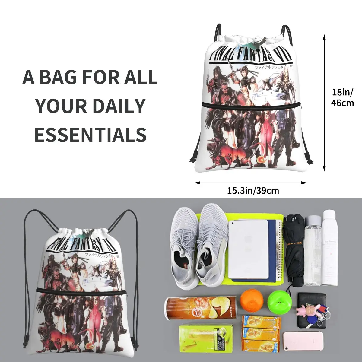 Sacs à dos de proximité multifonctions pour hommes et femmes, Final Nette VII Group, Bundle Pocket PleBags, Travel dehors