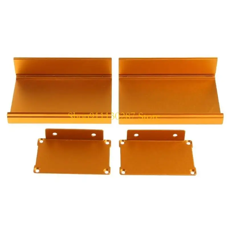 

J1HC Алюминиевый электронный корпус Project Box для корпуса с фланцем для печатной платы 4,33x1,8