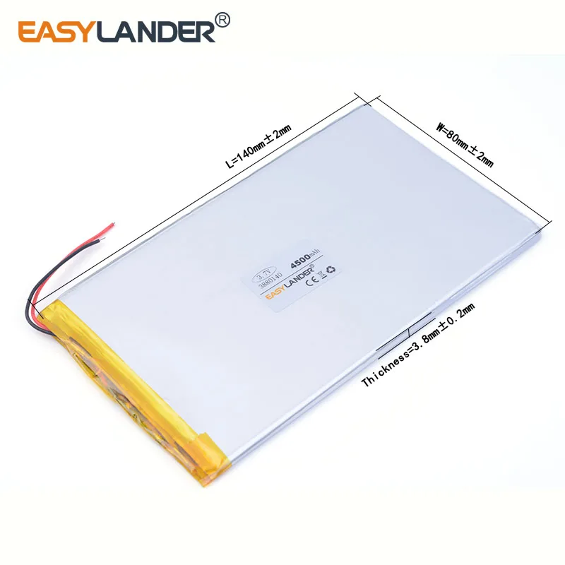 3 قطعة/الوحدة 3.7 فولت 5400 مللي أمبير 3880140   بطارية ليثيوم أيون لي بوليمر قابلة لإعادة الشحن لـ v88 v971 m9 pipo، الكمبيوتر اللوحي الكتاب الإلكتروني