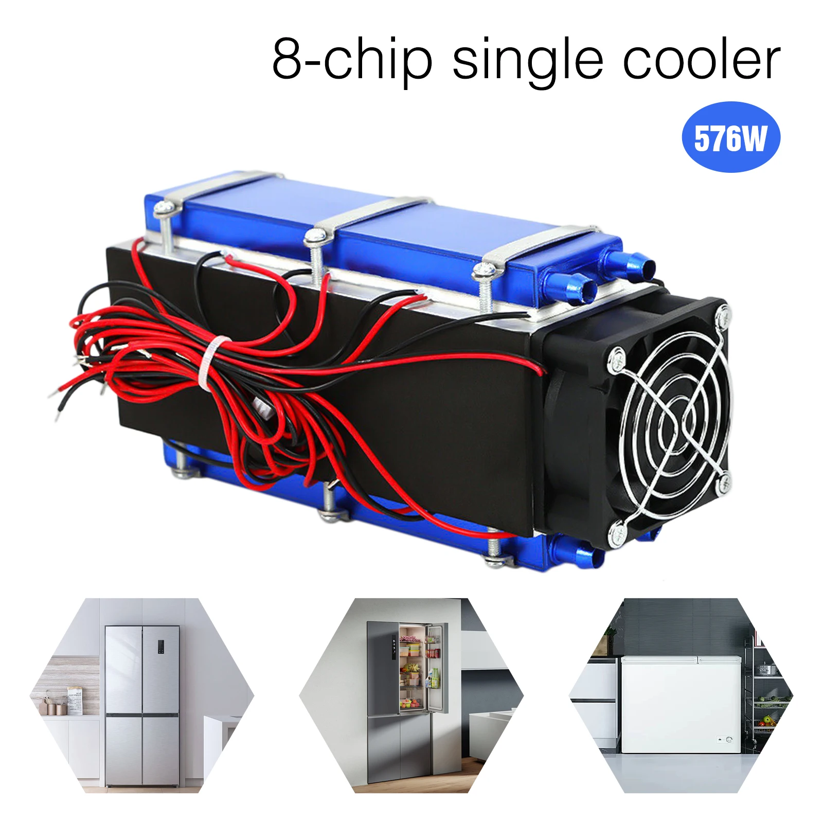 576W Peltier Cooling Cooling System Peltier Element Module Semiconductor Thermoelectric Refrigerator Cooler