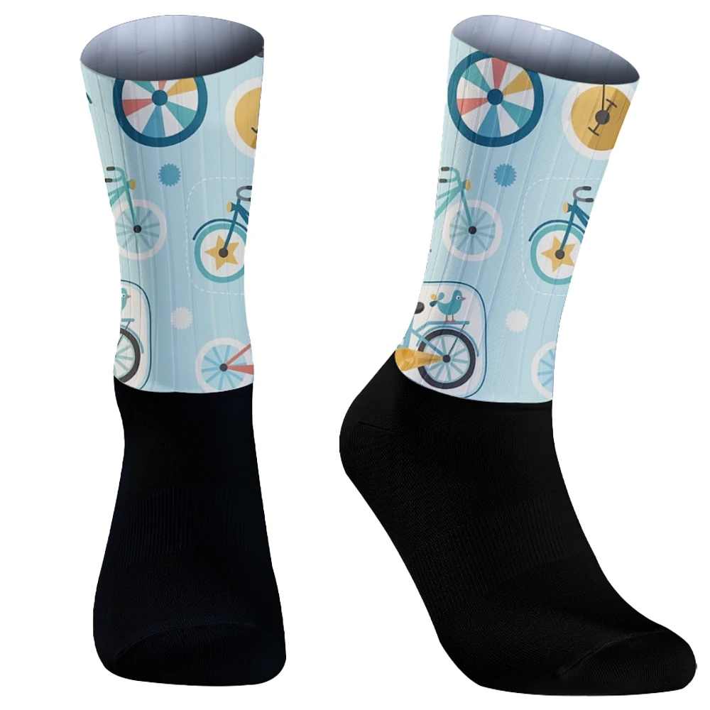 New Outdoor Sport Compression Socks Summer Sport Cycling Socks Men Road Bicycle Socks