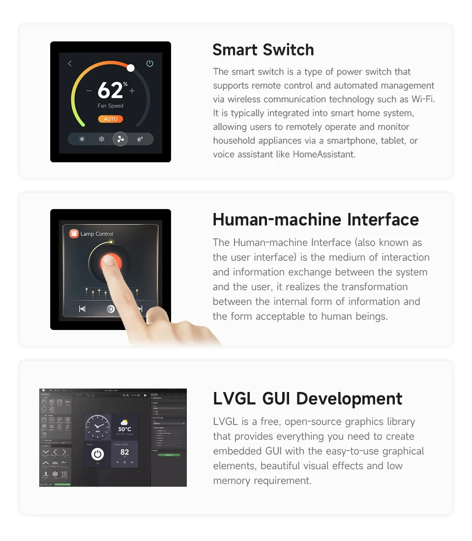 ESP32-S3 4 pouces puzzles itive Touch Display Development Board, 480 × 480, 5-Point Touch, 32-Bit LX7 touristes-Core Processor