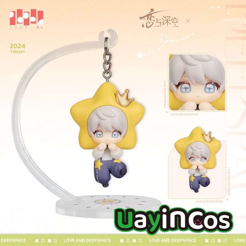 

In Stock Original 10cm Love and Deepspace Rafayel Zayne Xavie PVC Stuffed Plushies Doll Clothes Anime Game Keychain Bag Toy Kids