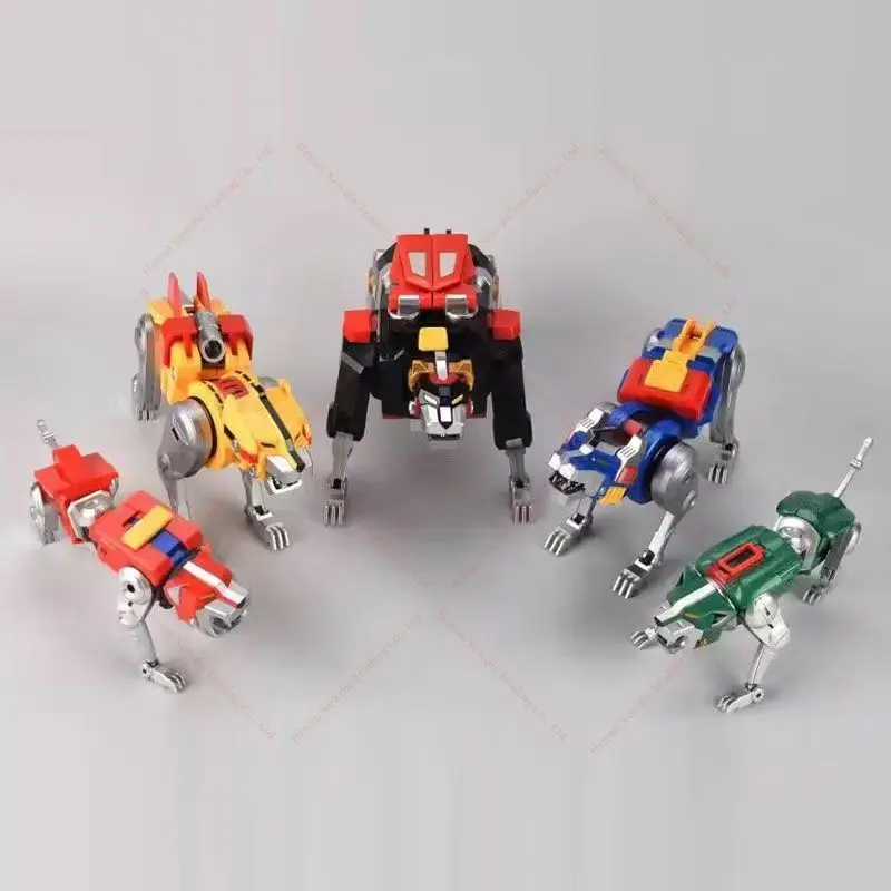 In Stock Transformation Toy MC Muscle Bear Beast Lion King Alloy Metal Voltron Guardian Action Figure Collection Gift