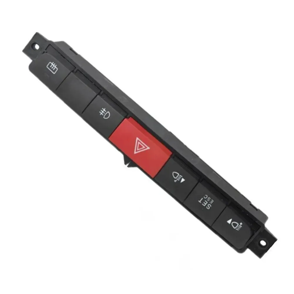 

Replacement Switch 735498199 Black Red Auto Accessory Switch Button Switch ABS Material Black And Red Colors Easy Installation