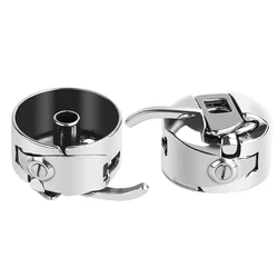 Sewing Machine Metal Bobbins Case Stainless Steel Reverse Bobbin Box for Singer Brother Janome Household Sewing Accessories