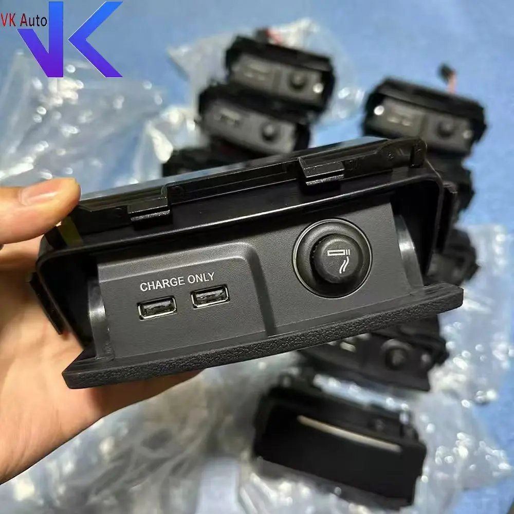 

For Audi A4 B9 A5 Rear Ashtray Cigarette Lighter Rear Seat Dual USB Switch