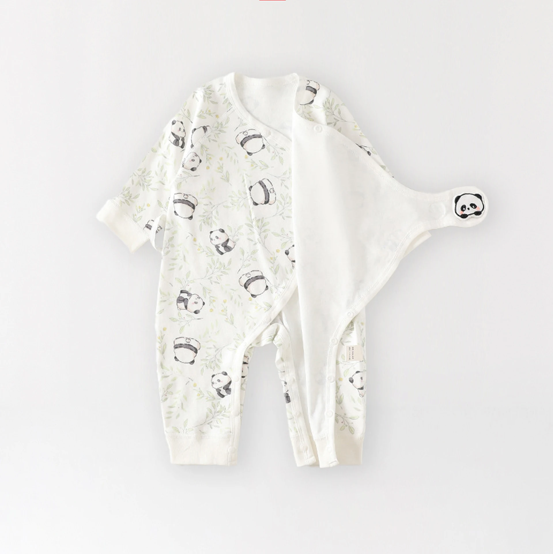 AYNIGIELL Spring Autumn Clothing New 0-6M Cotton Newborn Baby Girl Boy Romper Print Infant Jumpsuit Newborn Baby Clothes