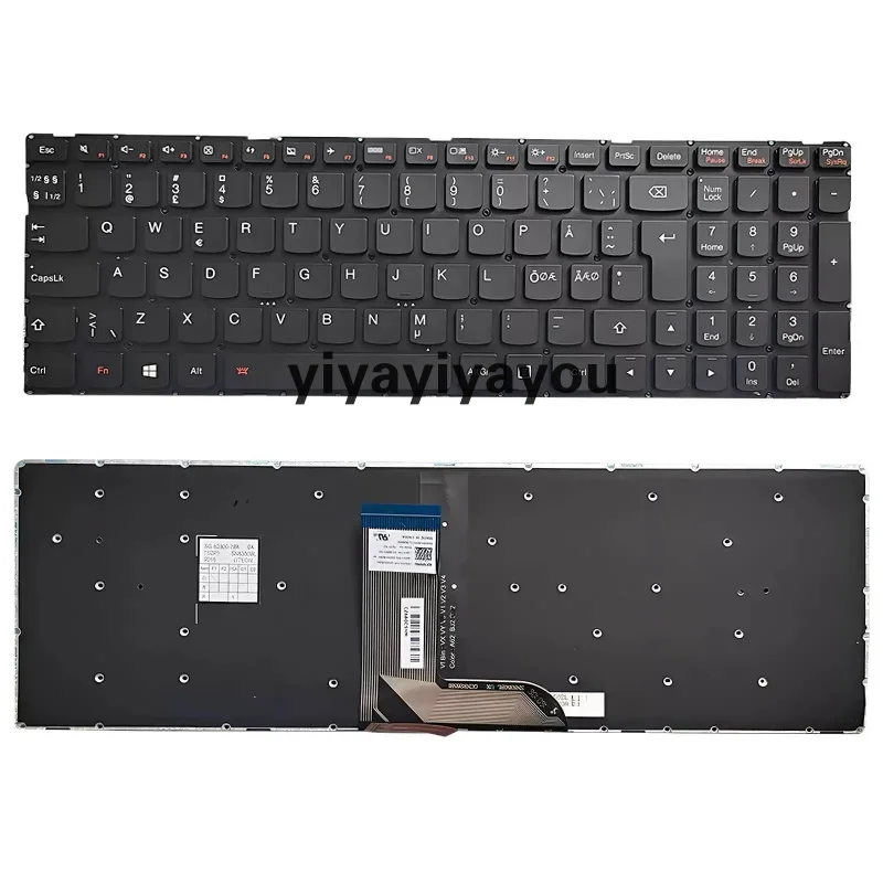Suitable for Lenovo Xiaoxin 700-15ISK, Savior E520-15IKB, Rui 7000 notebook keyboard