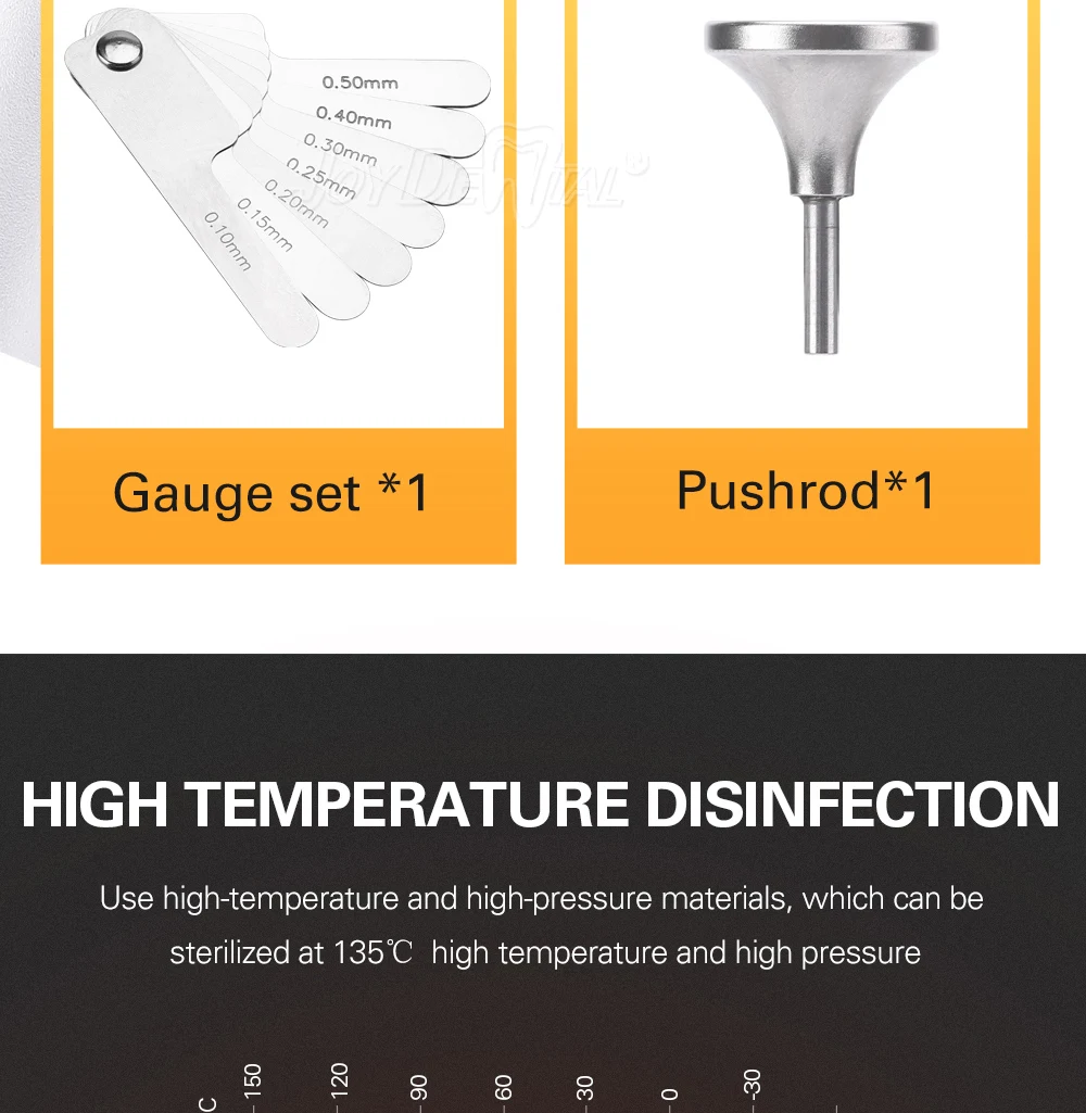 AZDENT Dental 4:1 Reduktions-Winkelstück Interproximale Polierstreifen 1:1 Interproximaler Polierer – Detail 8