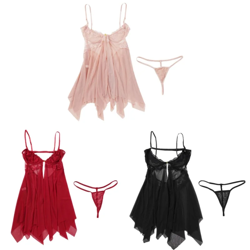 Women's Satin Sexy Nightgown Nightwear Straps Satin Ice Silk Summer Night Dress V Neck Sleepwear Sleeveless Pajamas Clothes
