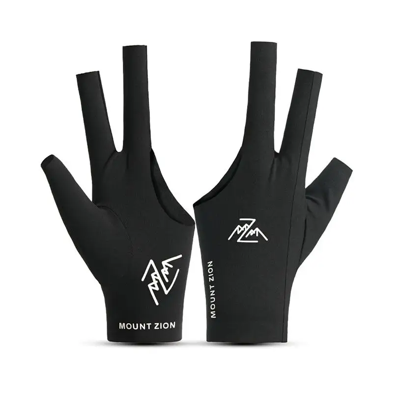 Billiard Gloves With Fingerless Breathable Pool Gloves Three-Finger Gloves