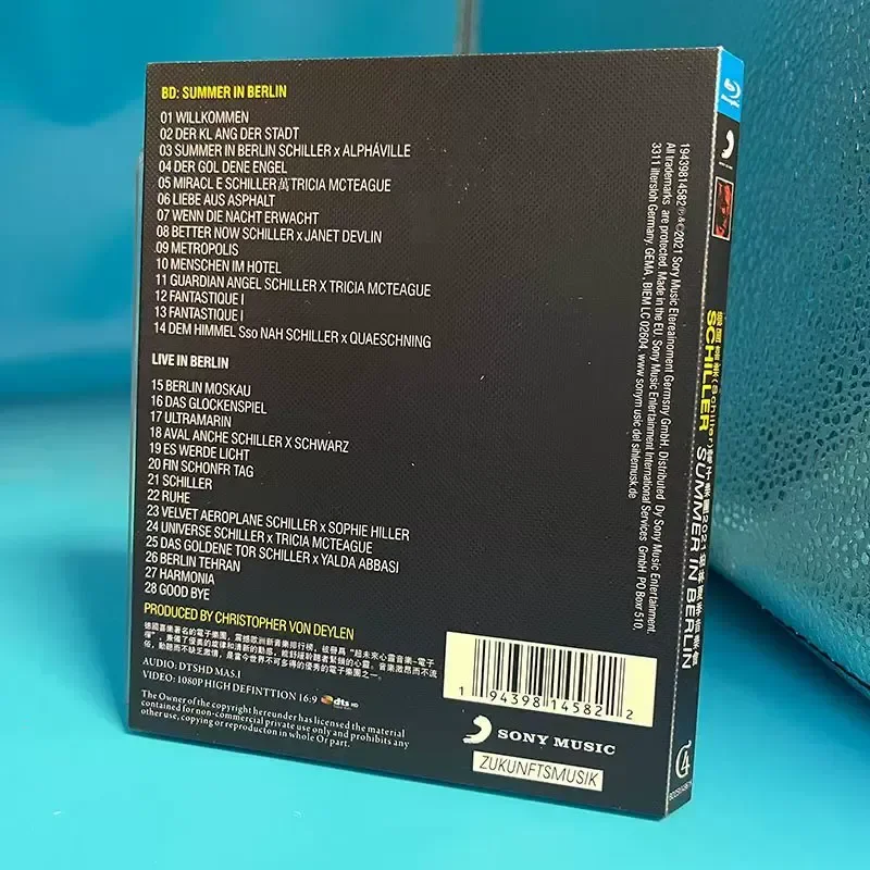 BD25G Blu-ray Disc German Music Electronic Orchestra 2021 Berlin Summer Concert Single Disc Box
