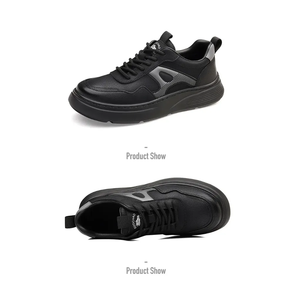 

New breathable white men's shoes for spring 2025, trendy, fashionable, versatile, sports, student and casual shoes