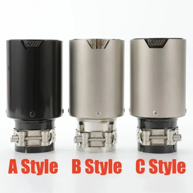

1PCS Stainless Steel Exhaust Tips Performance Muffler Pipe For M2 F87 M3 F80 M4 F82 F83 M5 F10 m6 F12 F13