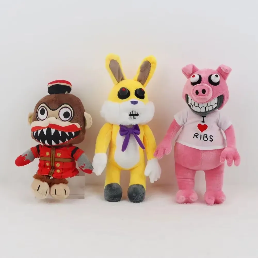 Game Dark Deception Plush Doll Toy Lucky Rabbit Mama Bear Dread Ducky Murder Monkey Stuffed Animal Plushie Kid Fan Birthday Gift