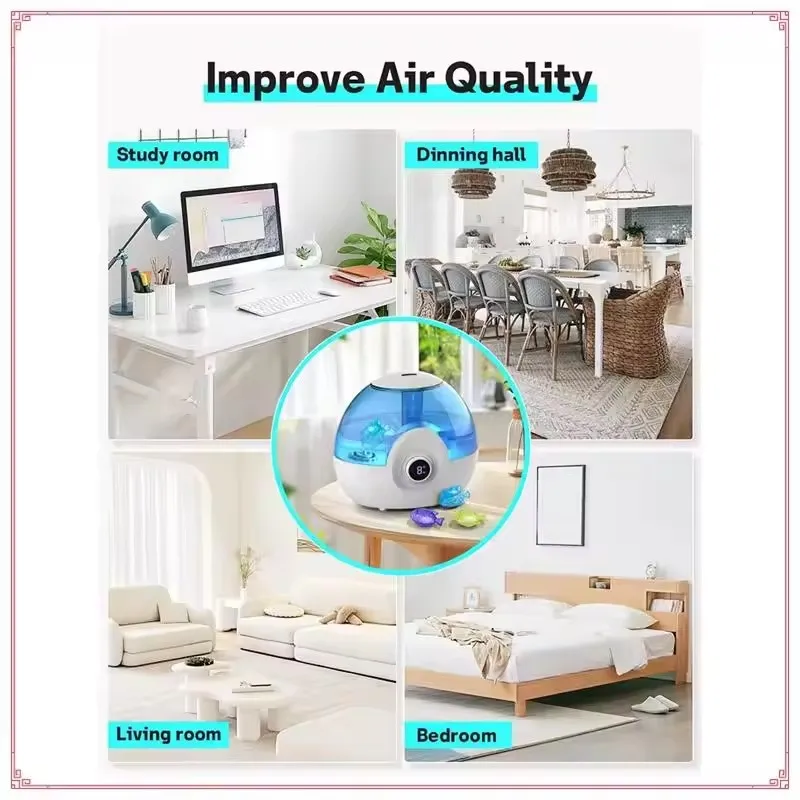 Fish Tank Prevents Hard Water Build-Up Humidifier Cleaner Eliminates White Dust and Odor Humidifier Tank Cleaner Fish